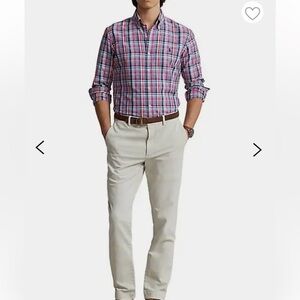Polo Ralph Lauren Classic-Fit Plaid 100% Cotton Shirt Size XL